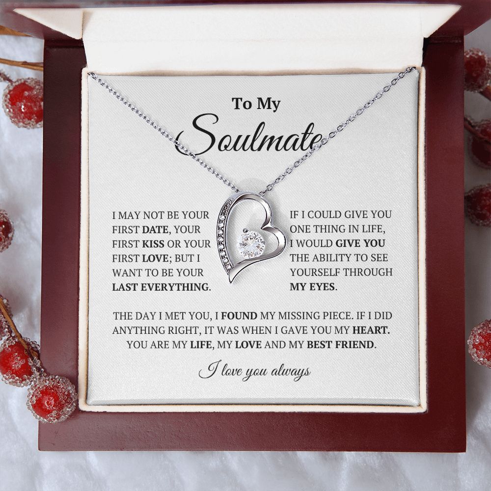 To My Soulmate: Forever Love Necklace