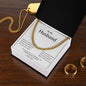 To My Husband: Cuban Link Chain