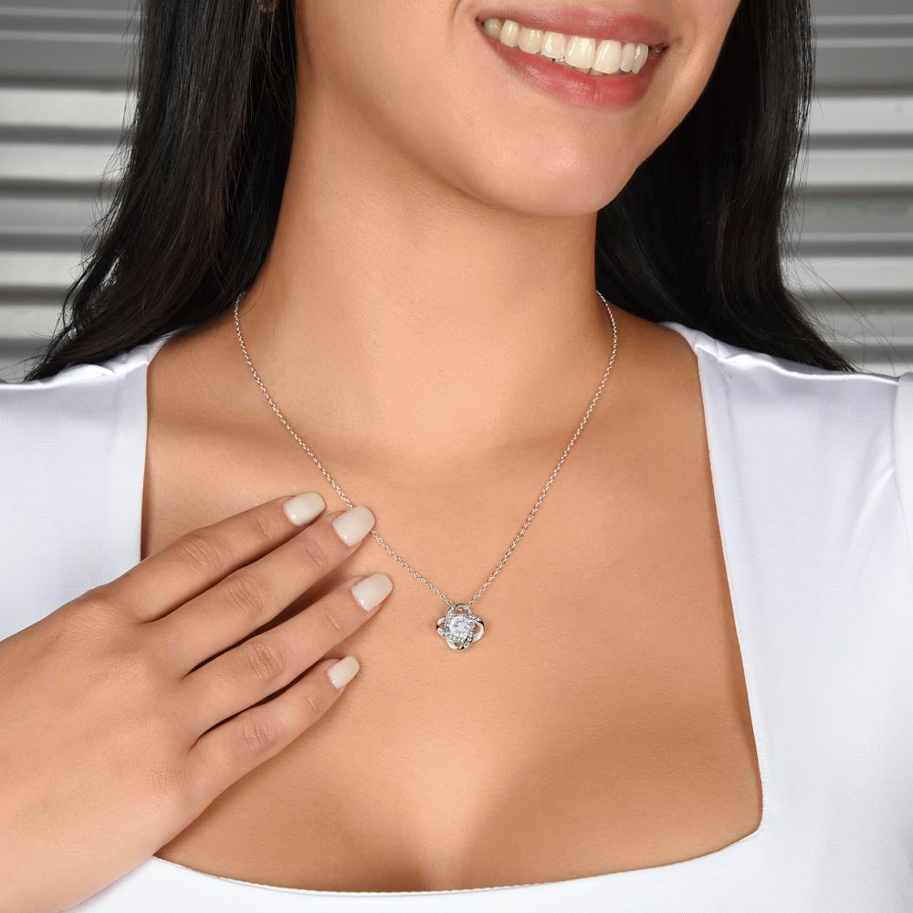 To My Soulmate: Happy Valentine's Day - Love Knot Necklace