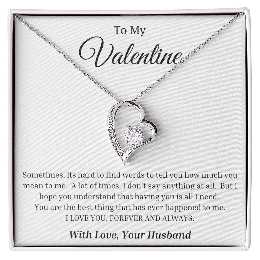 To My Valentine: Forever Love Necklace