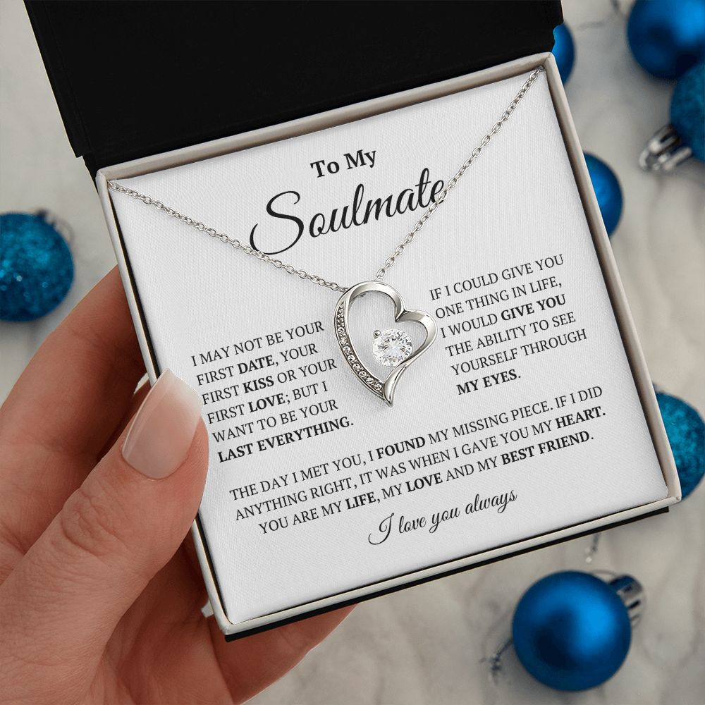 To My Soulmate: Forever Love Necklace