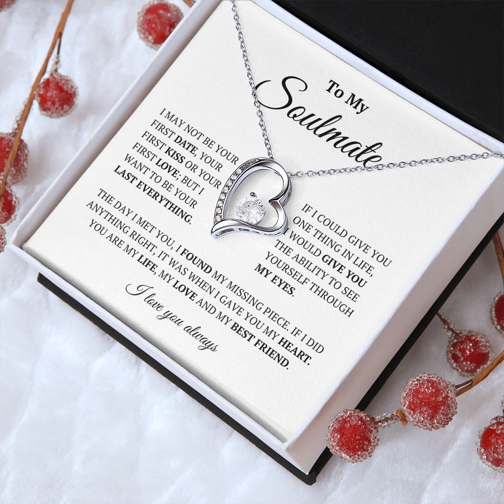 To My Soulmate: Forever Love Necklace
