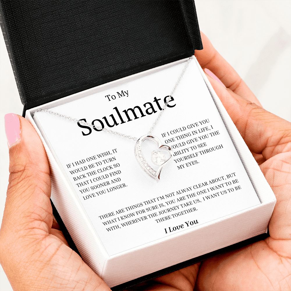 To My Soulmate: Forever Love Necklace