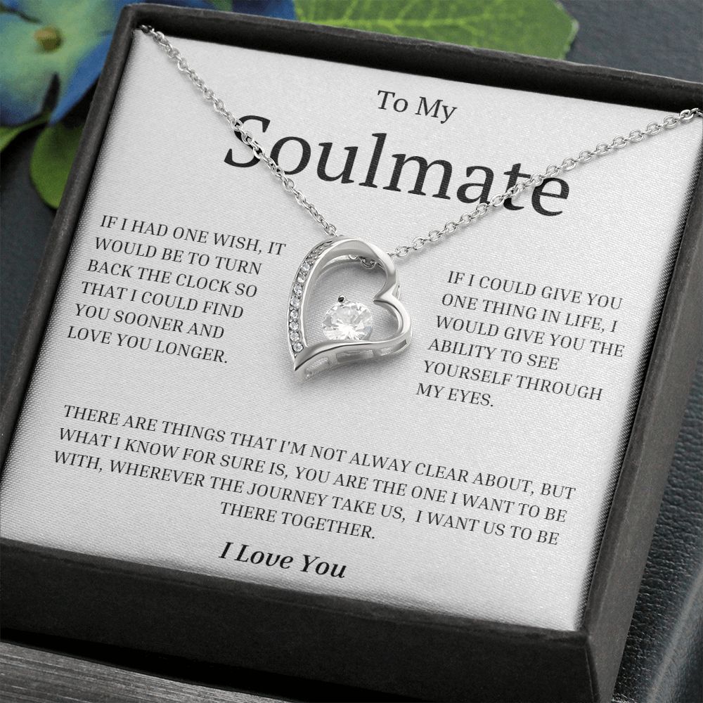 To My Soulmate: Forever Love Necklace