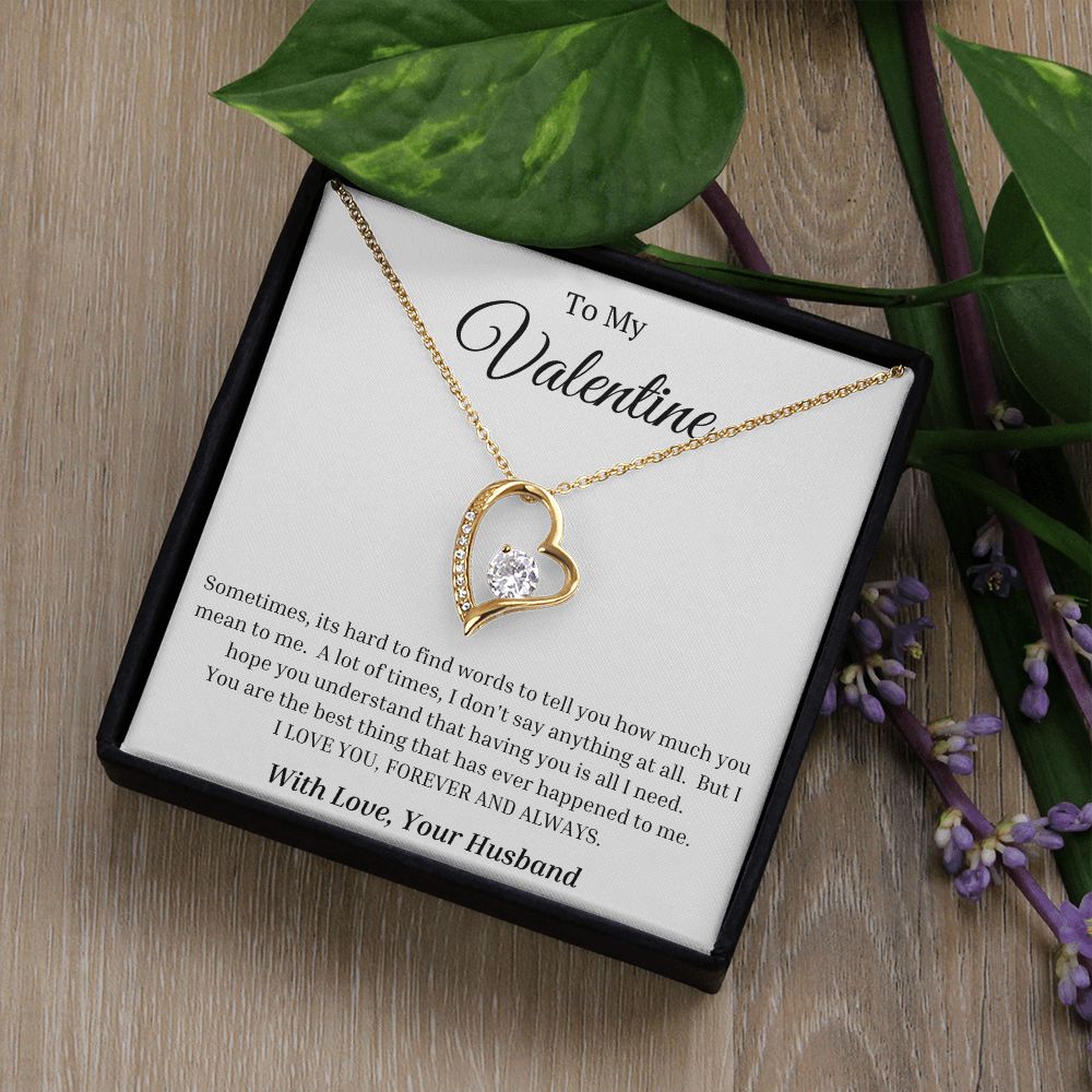 To My Valentine: Forever Love Necklace