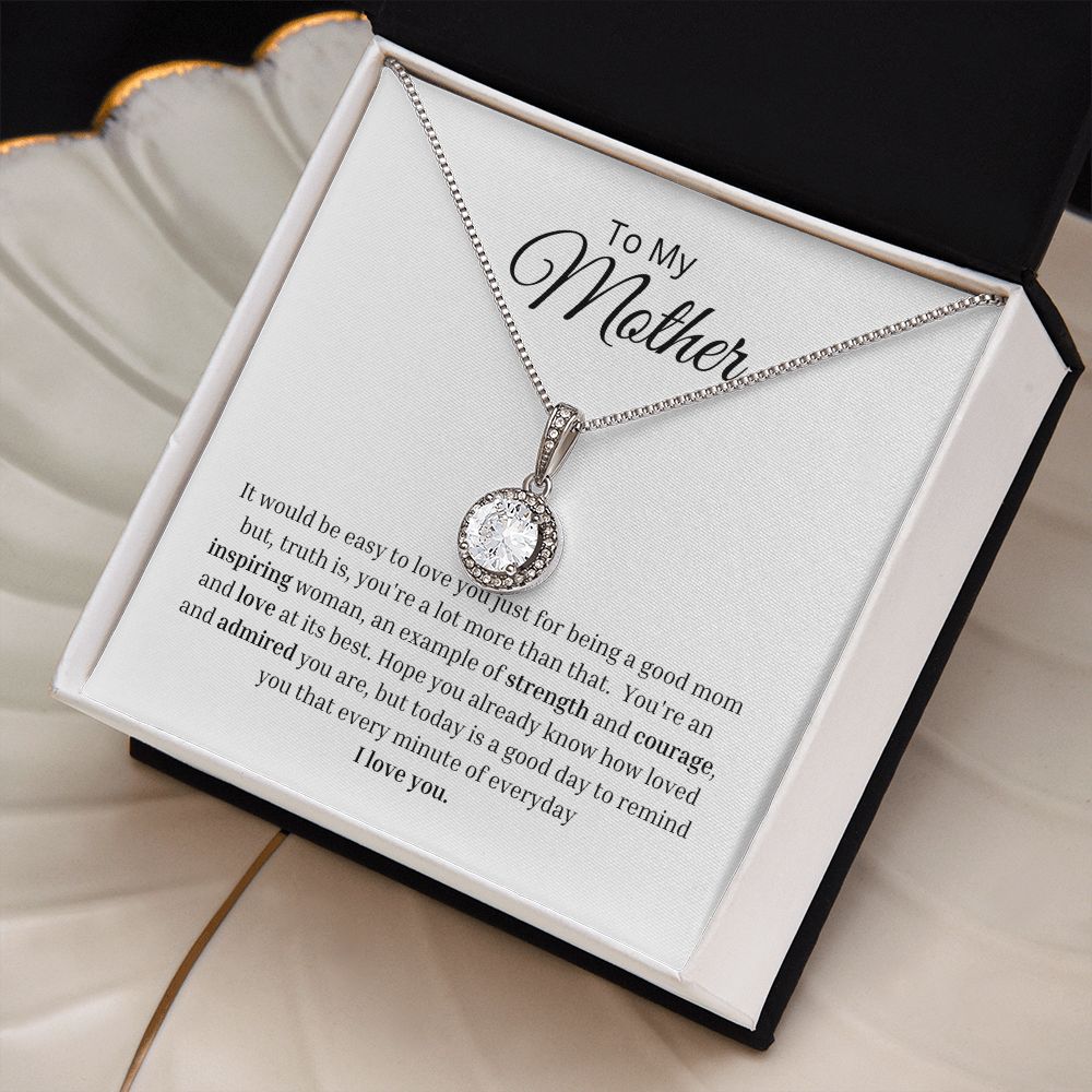 To My Mother:  Eternal Hope Necklace - special gift for birthday, holiday or any special occasion