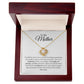 To My Mother:  Love Knot Necklace - Tell her anytime how much you love her.