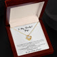 To My Beautiful Wife -Love Knot Necklace
