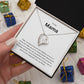 To My Mama:  Forever Love - Celebrate you mama anytime with this beautiful forever love necklace